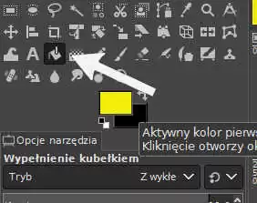 Wypełnienie tła kolorem - może się przydać aby dokładniej usunąć niepotrzebne elementy tła